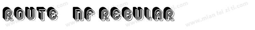 Route 66 NF Regular字体转换